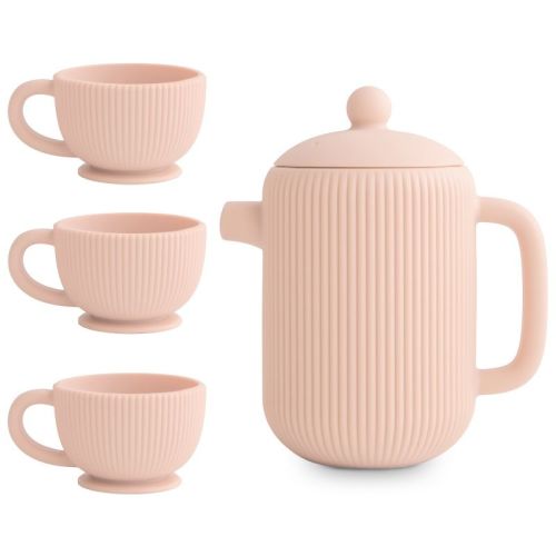 Silicone Tea Play Set Blush One Size