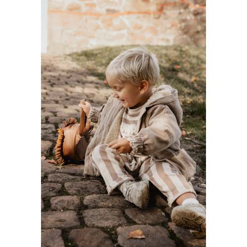 CORDUROY WINTER JACKET | LIGHT TAUPE