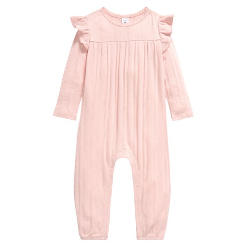 Pointelle Ruffle Romper, 6M
- Only 1 left