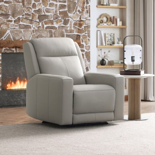 Wren Zero Gravity Power Leather Recliner with Power Headrest | Costco