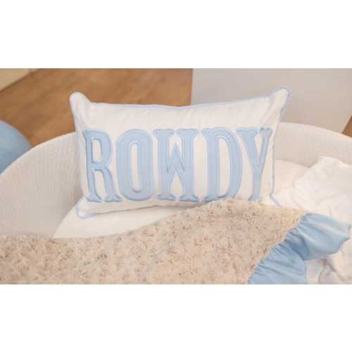 Applique Name Pillow, Personalized Pillow, Monogram Pillow, Custom Nursery Pillow, Dorm Pillow, Custom Embroidery Pillow
