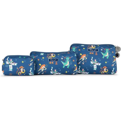 JuJuBe | Be Set Organization Pouches, Pretty Travel Toiletry Bag Set for Women, Stylish Party Clutch or Handbag