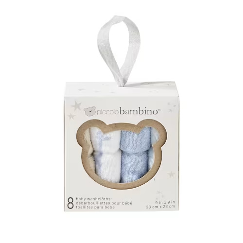 Baby Washcloths, 8 Pack