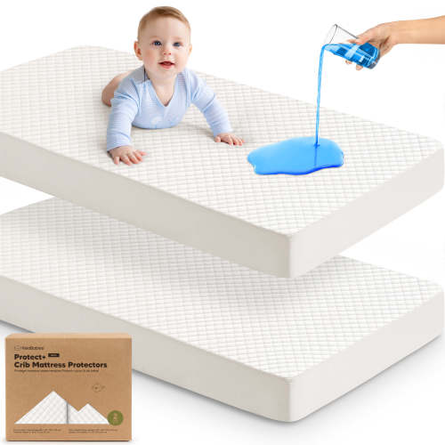 Quin Protect+ Waterproof Crib Mattress Protector | KeaBabies