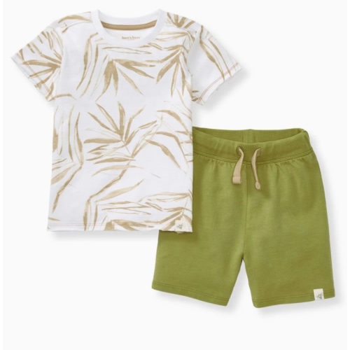 Shady Palms Organic Boy Top & Shorts Set – Burt's Bees Baby