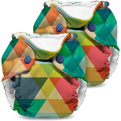 Kanga Care Lil Joey Newborn All in One AIO Cloth Diaper (2pk) Finn 4-12lbs