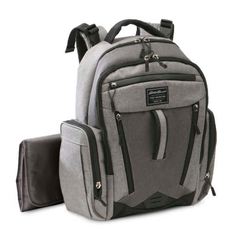 Eddie Bauer Traverse Backpack Diaper Bag in Grey