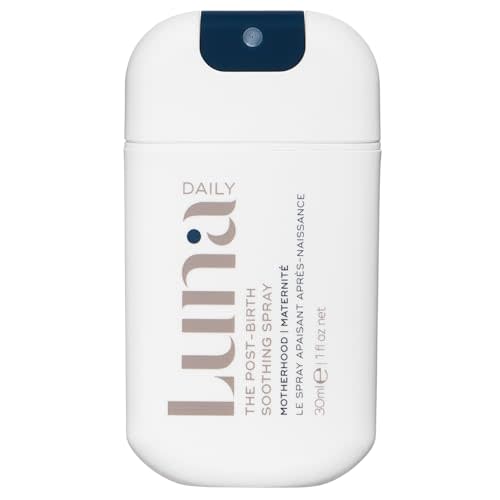 Luna Daily Postpartum Spray, Fragrance-Free with Aloe Vera | pH-Balanced Perineal & Feminine Recovery Care | Cooling Relief for Intimate Itch | Vegan, Soothing Cleanser & Pregnancy-Safe, 30ml