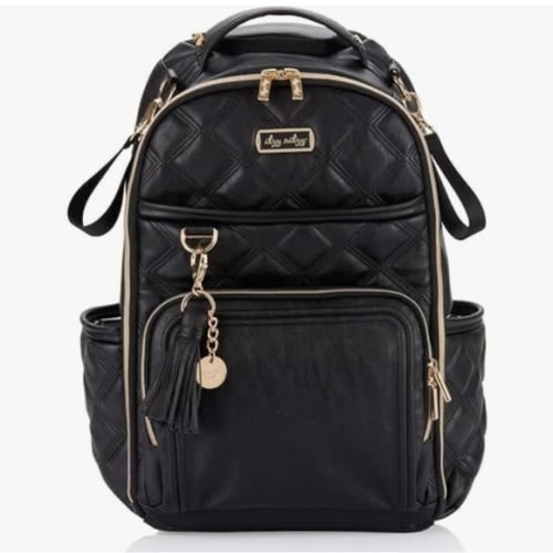 NEW With Tags- Itzy Ritzy Diaper Bag Backpack, Boss Plus Diaper Bag,Mystic Black