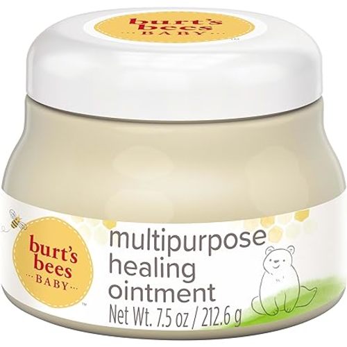 Burt's Bees Baby Multipurpose Healing Ointment with Shea Butter, Face & Body Baby Ointment for Dry Skin, 100% Natural Origin, 7.5 Oz