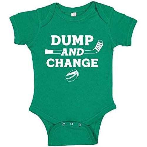 Dump and Change Hockey Baby Bodysuit Infant One Piece or Toddler T-Shirt