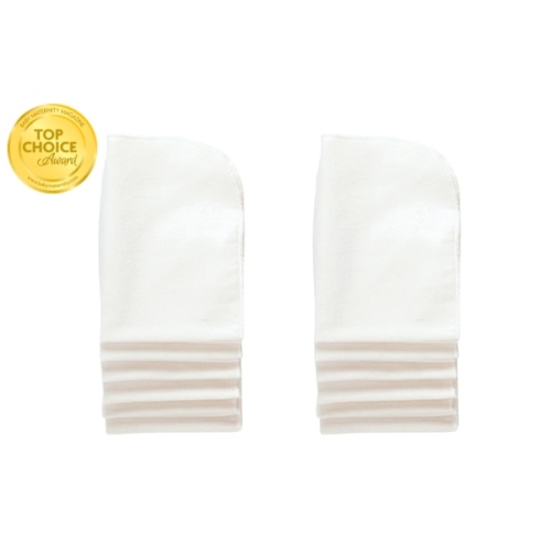 All Natural Cotton Burp Cloths 12ct | NuAngel