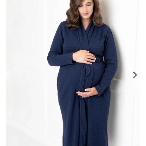 Organic Lounge Robe - Organic Maternity Clothes - Monica + Andy