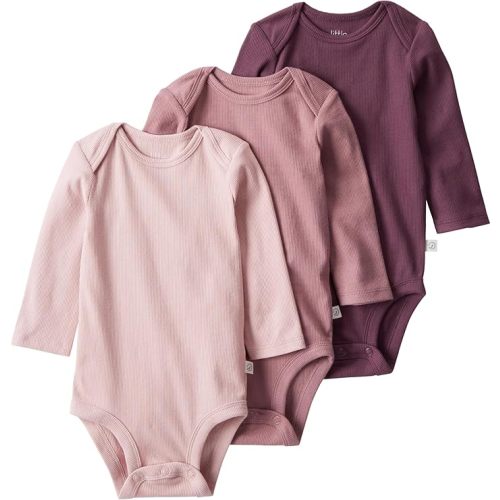 little planet by carter's unisex-baby 3-pack Long Sleeve Bodysuits Made With Organic Cotton