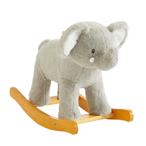 Little Nest Toddler Elephant Plush Rocker Chair