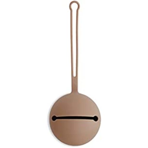 mushie Silicone Pacifier Holder Case (Natural)