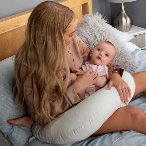 Cuddle Co Organic Feeding & Infant Support Pillow - Baby On The Move