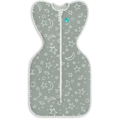 Love to Dream Swaddle UP, Silky-Lux 1.0 TOG, Super Soft, Luxurious 100% Viscose from Bamboo, Allow Baby to Sleep in Their Preferred Arms Up Position, Snug Fit Calms Moro Reflex, 8-13 lbs, Olive