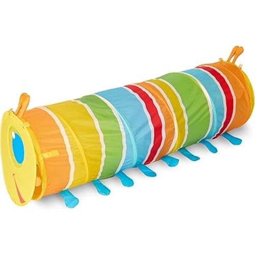Melissa & Doug Sunny Patch Giddy Buggy Crawl-Through Tunnel - Indoor Outdoor Developmental Activity Toy Tunnel For Toddlers And Kids Ages 3+ (Multi color)