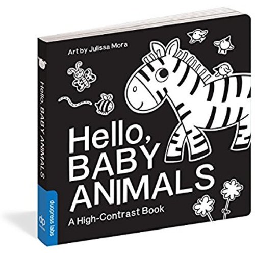 Hello, Baby Animals: A High-Contrast Book