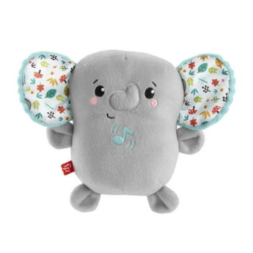 Fisher-Price Elephant Plush Toy with Soothing Sounds, Vibrations, Multicolor for Infants