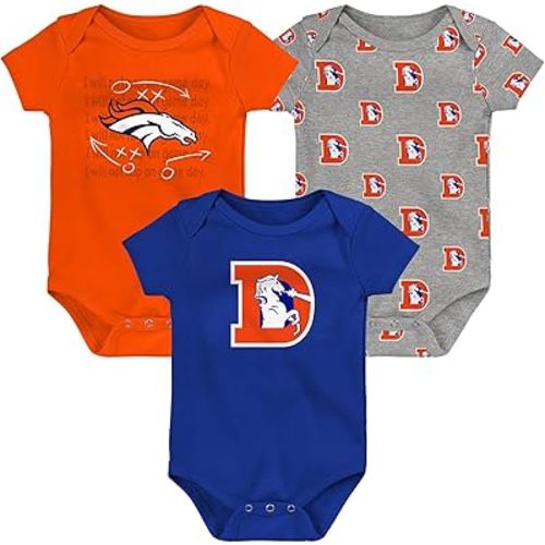 Outerstuff Newborn & Infant NFL Team Starter 3-Pack Bodysuit Set