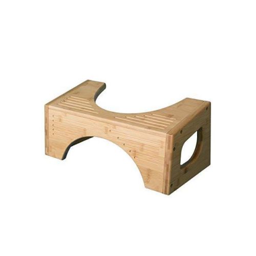 7"/9" Two In One Bamboo Toilet Step Stool Brown - Squatty Potty