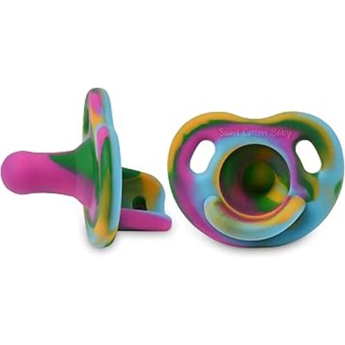 Pacifier – Soft Silicone – 0-36 Months – BPA Free – Natural Latch – Lightweight, Dishwasher Safe – for Newborns, Infants, Toddlers