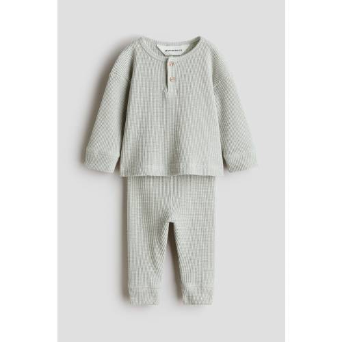 2-PIECE WAFFLED COTTON SET