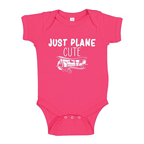 Just Plane Cute Airplane Baby Bodysuit One Piece or Toddler T-Shirt Travel Themed Baby Gift
