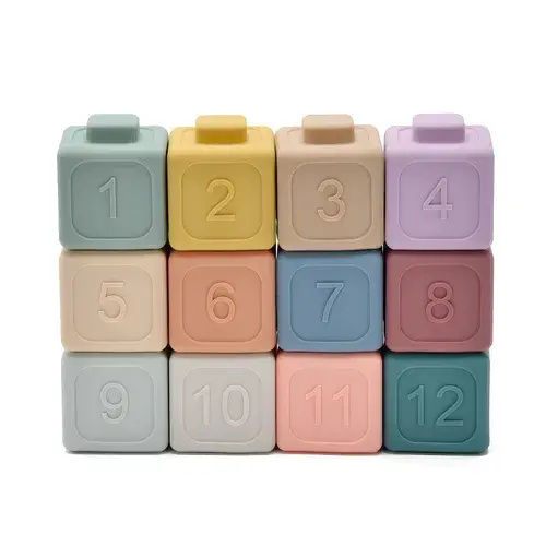 Little Rawr Silicone Learning Blocks | Baby Bunting AU