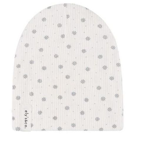 Ely's & Co. Baby Cotton Ribbed Beanie - Sailor Print - 3M