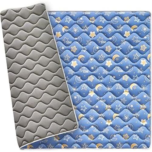 Premium Foam Baby Play Mat 50" X 50", Thick One-Piece Crawling Mat, Odorless Baby Mat Floor Mat, Non-Slip Cushioned Baby Playmat for Infants,Babies,Toddlers. Machine Washable for Easy Care.