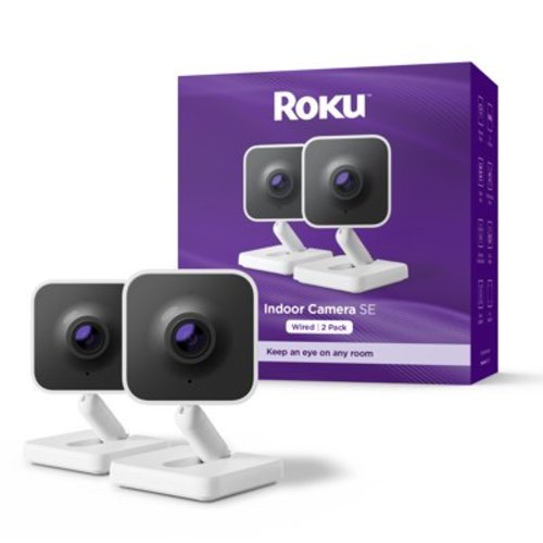 Roku Indoor Camera SE 2025, 2-Pack