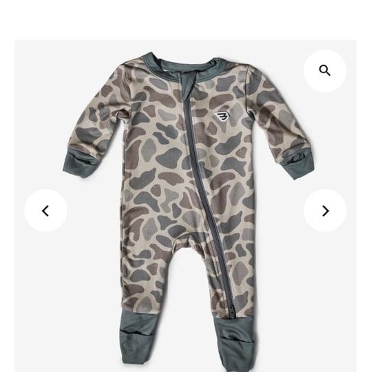 Baby Zip Up - Classic Deer Camo – BURLEBO