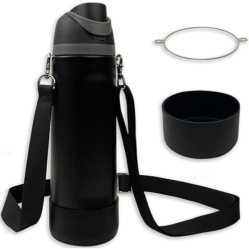 SITKOL Silicone Boot Set for Owala Water Bottle - 32 oz, Fits Owala Tumbler & FreeSip, Non-Slip Sleeve, Shoulder & Handle Strap, Perfect for Sports, Travel & Hiking