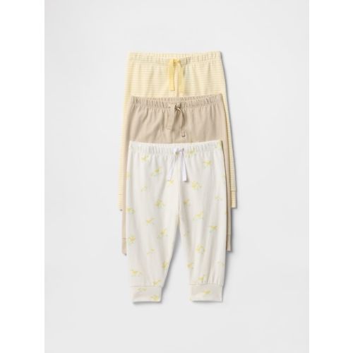 Baby First Favorites Organic Cotton Pull-On Pants (3-Pack) | Gap