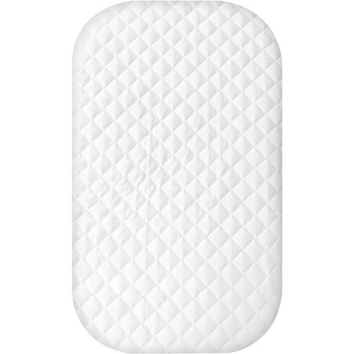 AMKE Bassinet Fitted Waterproof Sheet - 100% Cotton Nursery Bedding, Rectangle and Oval Baby Bassinet Fitted Waterproof Sheets - Fits AMKE Sleeper Crib Mattress