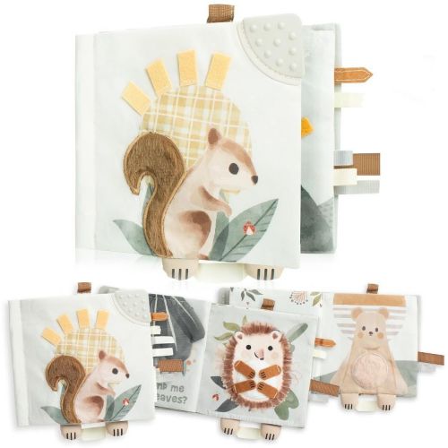 Zicoto - Soft Baby Book With Touch And Feel Pages - The Perfect Christmas Toy For Baby Showers Or As A Newborn / Infant Gift