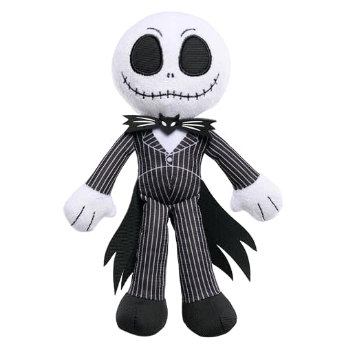 Just Play Disney Tim Burton's The Nightmare Before Christmas Small 8.5-inch Plush Jack Skellington Stuffed Animal, Kids Toys for Ages 3 Up