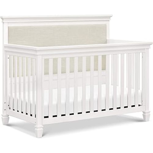 NAMESAKE Darlington 4-in-1 Convertible Crib in Warm White, Greenguard Gold Certified