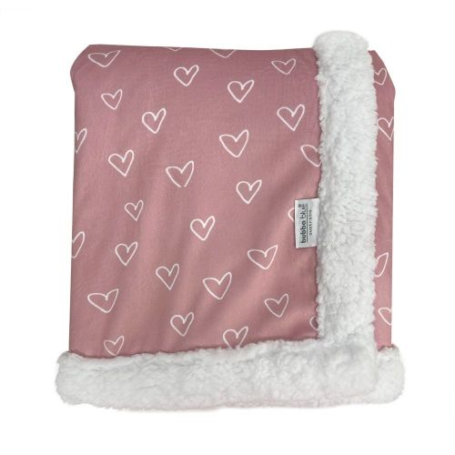 Bubba Blue Nordic Cuddle Blanket Berry/Rose