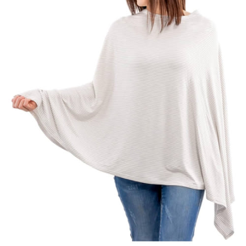 WeeSprout Nursing Cover for Breastfeeding, Feeding Cover for Breastfeeding, Soft & Breathable Nursing Poncho, Neck Insert for Hands-Free View, Machine Washable & Dryer Safe Nursing Cover Up
