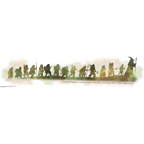 RoomMates RMK2161SCS The Hobbit Quote Peel and Stick Wall Decals , White