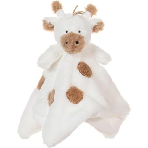 Apricot Lamb Luxury Snuggle Plush Cute White Giraffe Infant Stuffed Animals Security Blanket Nursery Character Blanket (White Giraffe, 14 Inches)