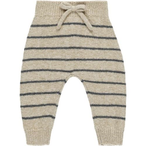 Organic Cotton & Linen Blend Knit Pants