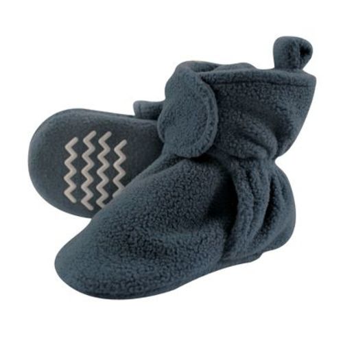 Hudson Baby Infant And Toddler Boy Cozy Fleece Booties, Coronet Blue, 4 Toddler