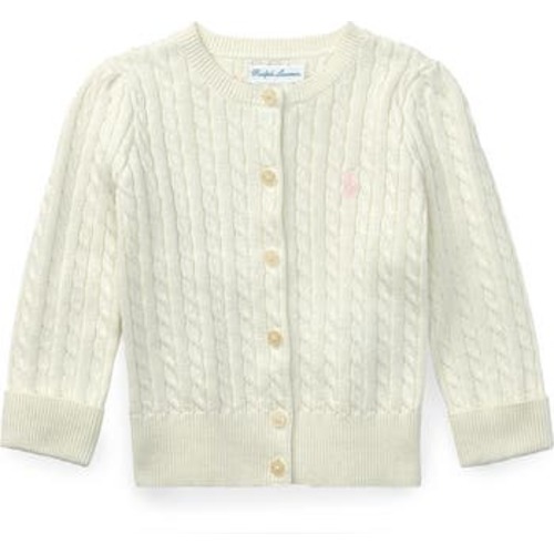 Cotton Mini Cable Cardigan, 3M