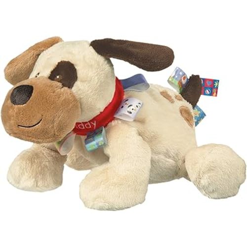 Mary Meyer Taggies Buddy Dog, Brown / Beige Soft Toy, 12"