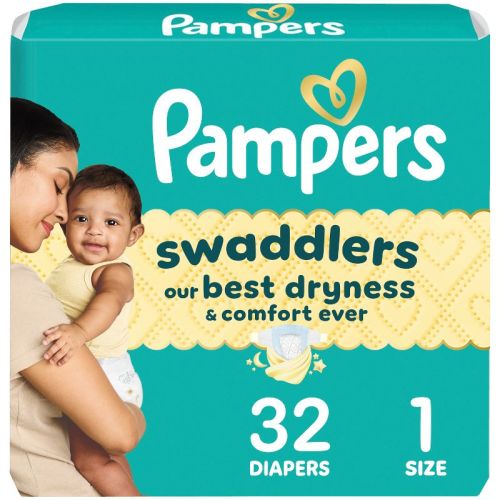 Pampers Swaddlers Sensitive Disposable Diapers - (Select Size and Count)